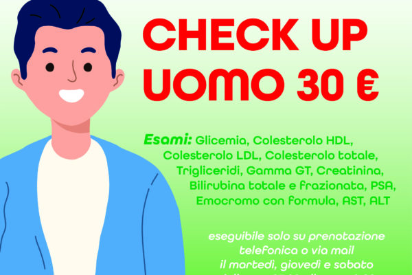 CHECK UP UOMO 30€